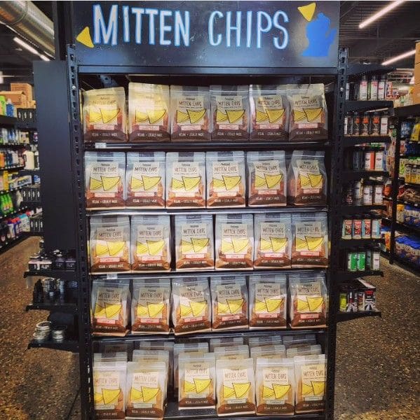 Mitten Chips fully stocked at Bridge Street Market